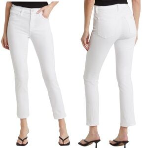 AG Mari High-Rise Slim Straight Jeans! Retail $225